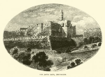 The Jaffa Gate, Jerusalem by English School
