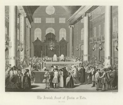 The Jewish Feast of Purim, or Lots, 1712 by English School