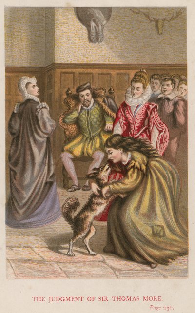 The Judgement of Sir Thomas More by English School