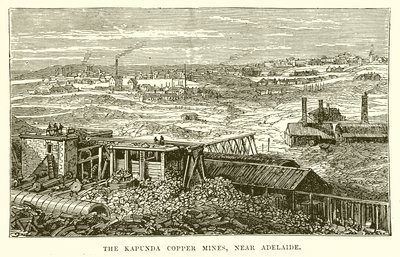 The Kapunda Copper Mines, near Adelaide by English School
