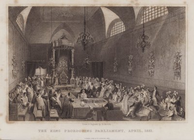 The King Proroguing Parliament, April 1831 by English School