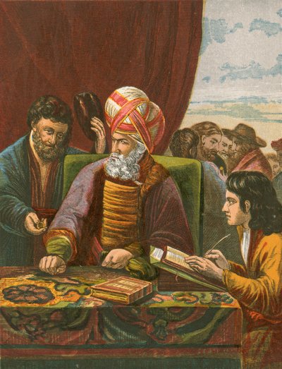The Labourers in the Vineyard by English School