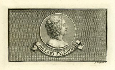 The Lady Falcolnberg by English School