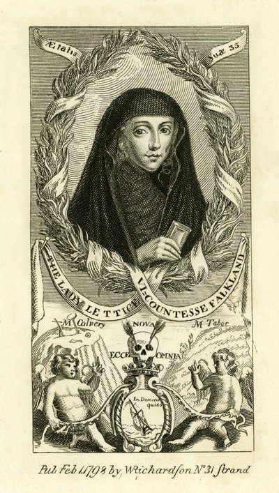 The Lady Lettice, Viscountess Falkland by English School