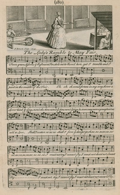 The Ladys Ramble to May Fair by English School