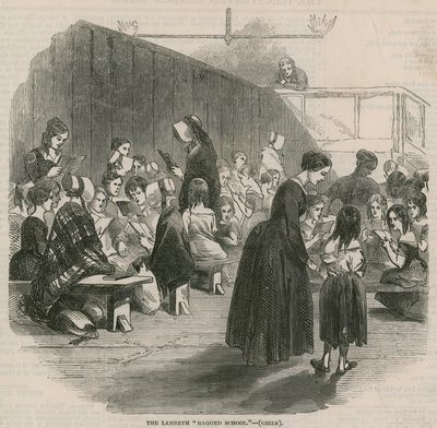 The Lambeth Ragged School for Girls by English School