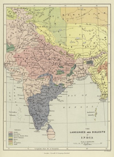 The Languages and Dialects of India by English School