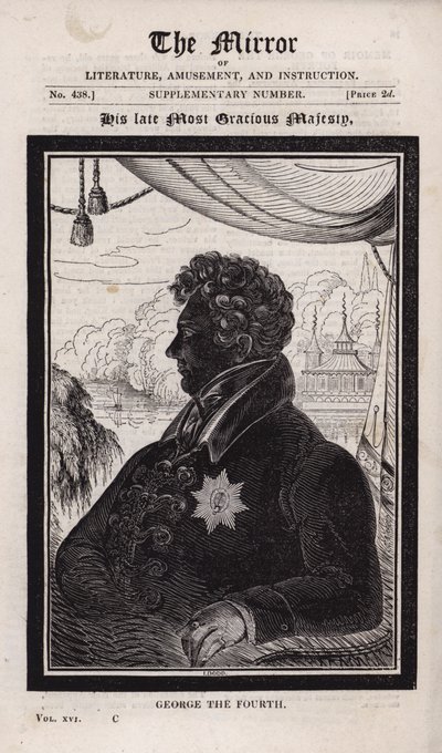 The Late King George IV by English School