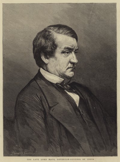 The Late Lord Mayo, Governor-General of India by English School