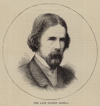 The Late Sydney Dobell (engraving) by English School