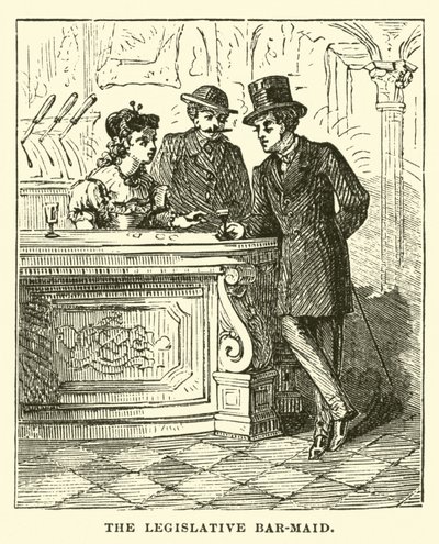 The Legislative Bar-Maid by English School