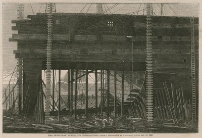The Leviathan during its construction by English School