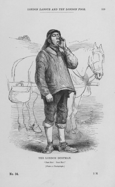 The London Dustman by English School