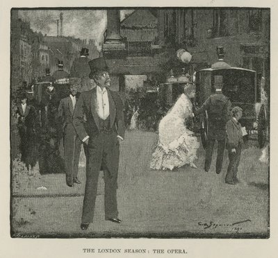 The London Season: The Opera by English School