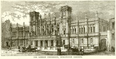 The London University, Burlington Gardens by English School