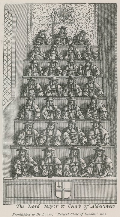 The Lord Mayor and Count of Aldermen by English School