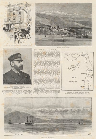 The Loss of HMS Victoria by English School