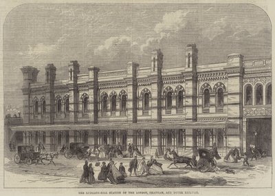 The Ludgate-Hill Station of the London, Chatham, and Dover Railway by English School