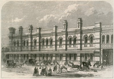 The Ludgate Hill Station of the London, Chatham and Dover Railway by English School