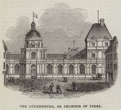 The Luxembourg, or Chamber of Peers by English School
