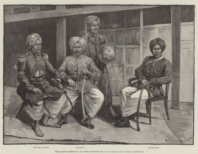 The Manipur Expedition, the Three Prisoners now in the Hands of the British Authorities by English School
