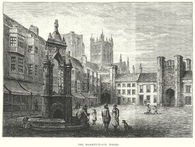 The Market-Place, Wells by English School