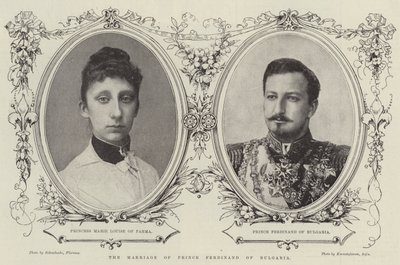 The Marriage of Prince Ferdinand of Bulgaria by English School