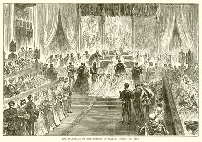 The Marriage of the Prince of Wales, March 10, 1863 by English School