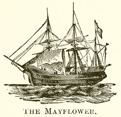 The Mayflower by English School
