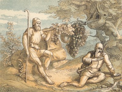 The Men sent to Search Canaan by English School