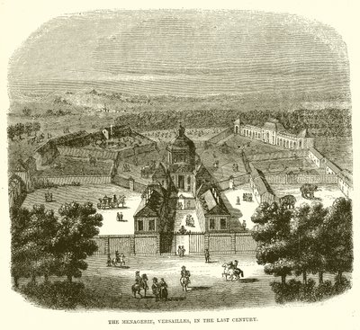 The Menagerie, Versailles, in the Last Century by English School