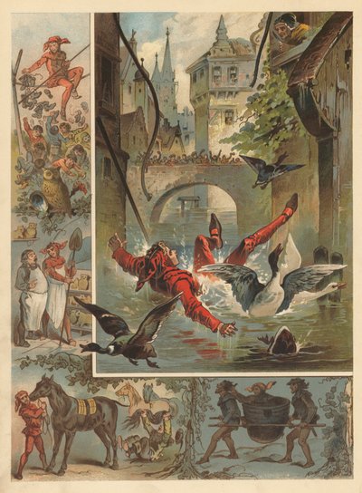 The Merry Jester by English School