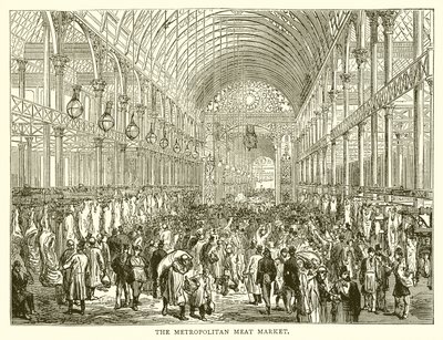 The Metropolitan Meat Market by English School