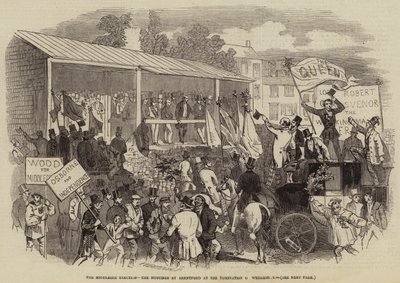 The Middlesex Election, the Hustings at Brentford at the Nomination on Wednesday by English School