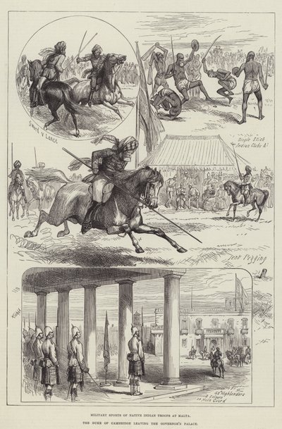 The Military in Malta by English School