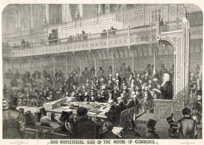 The Ministerial Side of the House of Commons by English School