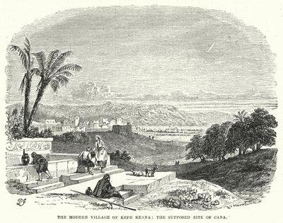 The Modern Village of Kefr Kenna, the Supposed Site of Cana by English School