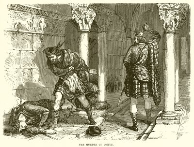 The Murder of Comyn by English School