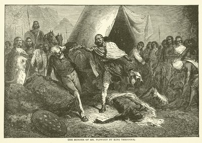 The Murder of Mr. Plowden by King Theodore by English School