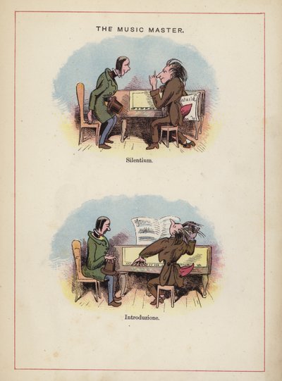 The Music Master - Different Ways of Playing the Piano by English School