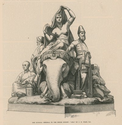 The National Memorial to the Prince Consort: Asia by English School