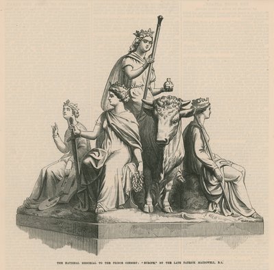 The National Memorial to the Prince Consort: Europe by English School