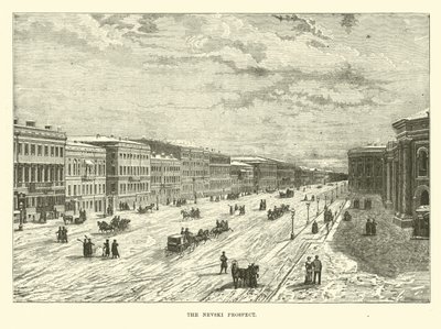 The Nevsky Prospect by English School