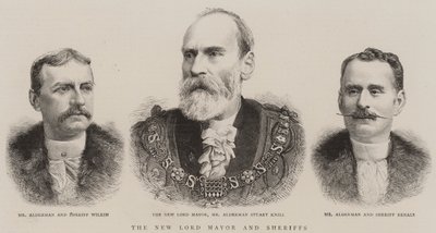 The New Lord Mayor and Sheriffs by English School