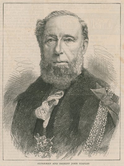 The New Lord Mayor and Sheriffs: Alderman and Sheriff John Staples by English School