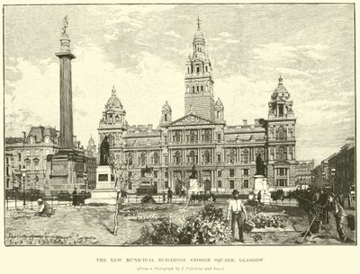 The New Municipal Buildings, George Square, Glasgow by English School