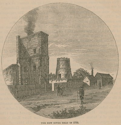 The New River Head in 1798 by English School