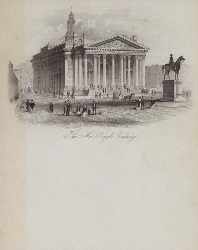 The New Royal Exchange by English School