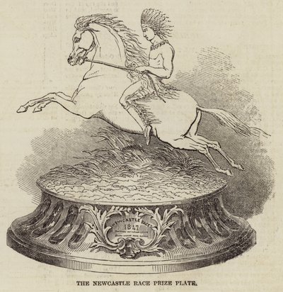 The Newcastle Race Prize Plate by English School