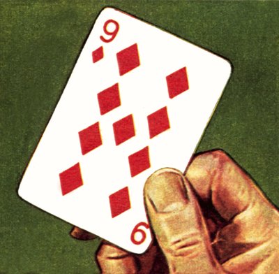 The Nine of Diamonds, or Curse of Scotland by English School